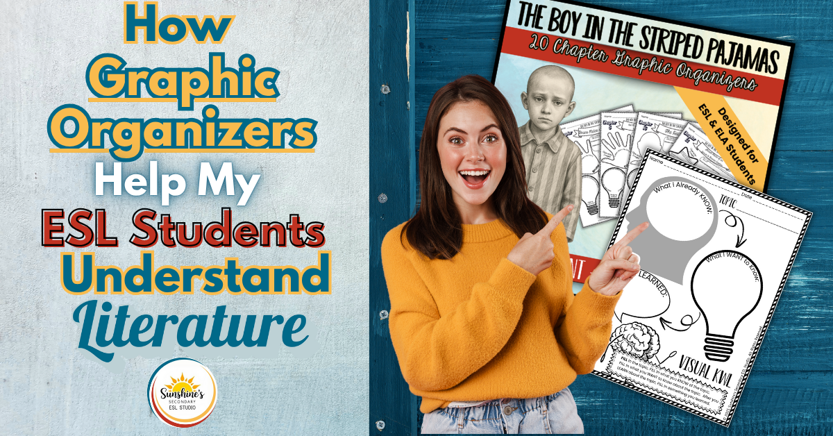 Graphic organizers for ESL students to support literature comprehension in middle and high school classrooms